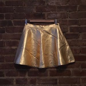 Gold circle skirt